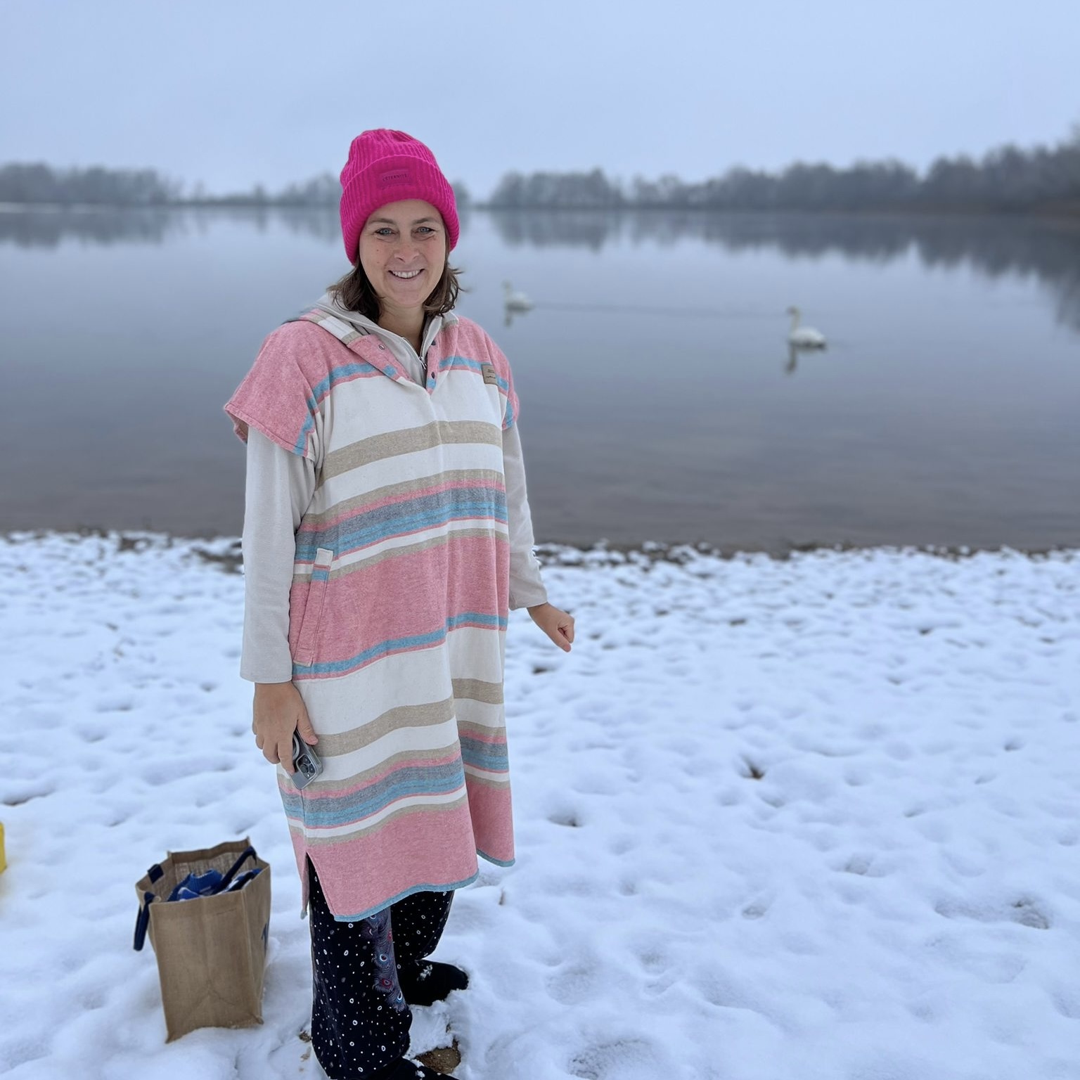 Winterbaden im Wietzesee